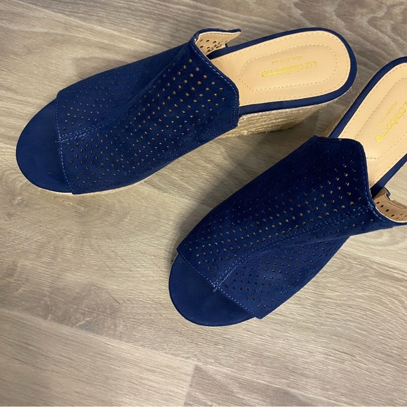Liz Claiborne Navy Blue Espadrilles - Picture 1 of 8